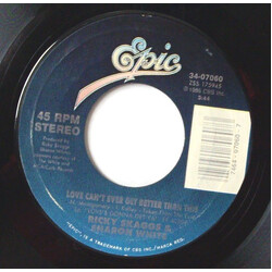 Ricky Skaggs Love Can't Ever Get Better Than This USED VINYL 7INCH 45 RPM SINGLE STYRENE