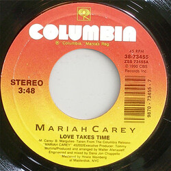 Mariah Carey Love Takes Time USED VINYL 7INCH 45 RPM SINGLE STYRENE STEREO
