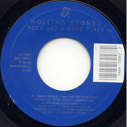 The Rolling Stones Rock And A Hard Place USED VINYL 7INCH 45 RPM SINGLE STYRENE