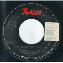 Cyndi Lauper Money Changes Everything (Live) USED VINYL 7INCH 45 RPM SINGLE STYRENE