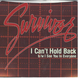 Survivor I Can't Hold Back USED VINYL 7INCH 45 RPM SINGLE STYRENE
