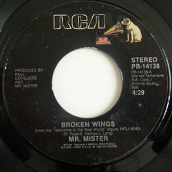 Mr. Mister Broken Wings / Uniform Of Youth USED VINYL 7INCH 45 RPM SINGLE STYRENE STEREO