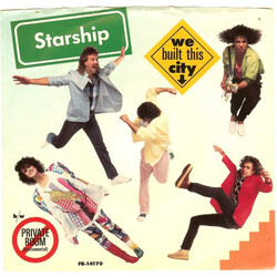 Starship (2) We Built This City USED VINYL 7INCH 45 RPM SINGLE STYRENE STEREO