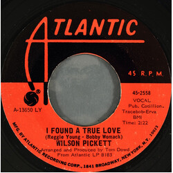 Wilson Pickett I Found A True Love / For Better Or Worse USED VINYL 7INCH 45 RPM SINGLE STYRENE