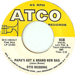 Otis Redding Papa's Got A Brand New Bag / Direct Me USED VINYL 7INCH 45 RPM SINGLE STYRENE