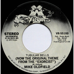 Mike Oldfield Tubular Bells (Now The Original Theme From "The Exorcist") USED VINYL 7INCH 45 RPM SINGLE STYRENE STEREO