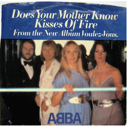 ABBA Does Your Mother Know / Kisses Of Fire USED VINYL 7INCH 45 RPM SINGLE STYRENE