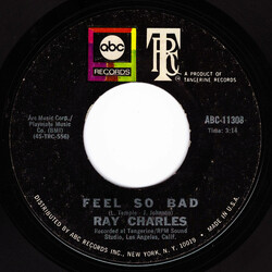 Ray Charles Feel So Bad / Your Love Is So Doggone Good USED VINYL 7INCH 45 RPM SINGLE STYRENE