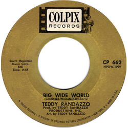 Teddy Randazzo Big Wide World / Be Sure My Love USED VINYL 7INCH 45 RPM SINGLE STYRENE