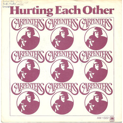 Carpenters Hurting Each Other USED VINYL 7INCH 45 RPM SINGLE STYRENE STEREO