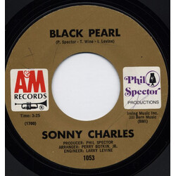 Sonny Charles Black Pearl / Lazy Susan USED VINYL 7INCH 45 RPM SINGLE STYRENE