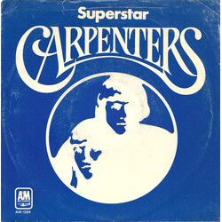 Carpenters Superstar USED VINYL 7INCH 45 RPM SINGLE STYRENE STEREO