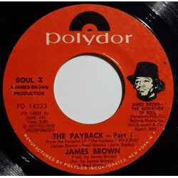 James Brown The Payback USED VINYL 7INCH 45 RPM SINGLE STYRENE