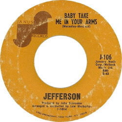 Jefferson (3) Baby Take Me In Your Arms USED VINYL 7INCH 45 RPM SINGLE STYRENE