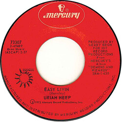 Uriah Heep Easy Livin USED VINYL 7INCH 45 RPM SINGLE STYRENE