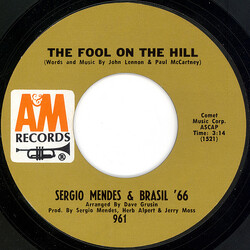 Sérgio Mendes & Brasil '66 The Fool On The Hill / So Many Stars USED VINYL 7INCH 45 RPM SINGLE STYRENE