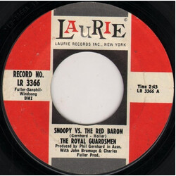 The Royal Guardsmen Snoopy Vs. The Red Baron USED VINYL 7INCH 45 RPM SINGLE STYRENE