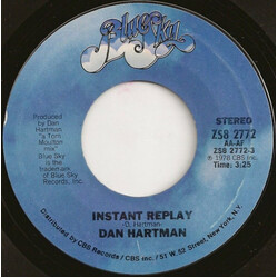 Dan Hartman Instant Replay VINYL 7" USED