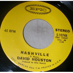 David Houston Nashville USED VINYL 7INCH 45 RPM SINGLE STYRENE