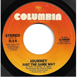 Journey Just The Same Way USED VINYL 7INCH 45 RPM SINGLE STYRENE STEREO