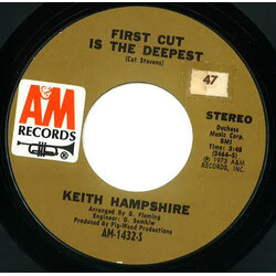 Keith Hampshire First Cut Is The Deepest / You Can't Hear The Song I Sing USED VINYL 7INCH 45 RPM SINGLE STYRENE