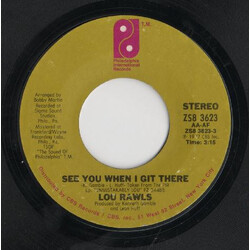 Lou Rawls See You When I Git There / Spring Again USED VINYL 7INCH 45 RPM SINGLE STYRENE STEREO