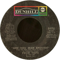 Four Tops Are You Man Enough / Peace Of Mind USED VINYL 7INCH 45 RPM SINGLE STYRENE