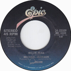 Michael Jackson Billie Jean VINYL 7" USED