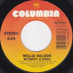 Willie Nelson Without A Song USED VINYL 7INCH 45 RPM SINGLE STYRENE STEREO