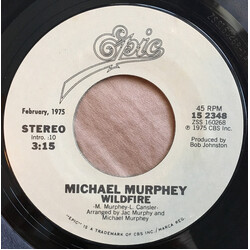 Michael Martin Murphey Wildfire / A Mansion On The Hill USED VINYL 7INCH 45 RPM SINGLE STYRENE
