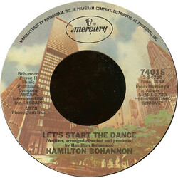 Hamilton Bohannon Let's Start The Dance / I Wonder Why USED VINYL 7INCH 45 RPM SINGLE STYRENE