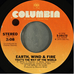 Earth, Wind & Fire That's The Way Of The World / Africano USED VINYL 7INCH 45 RPM SINGLE STYRENE STEREO