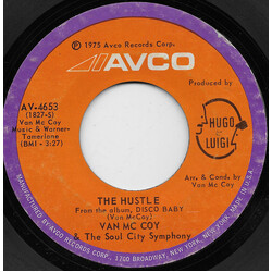 Van McCoy & The Soul City Symphony The Hustle USED VINYL 7INCH 45 RPM SINGLE STYRENE