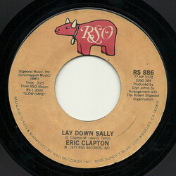 Eric Clapton Lay Down Sally / Next Time You See Her USED VINYL 7INCH 45 RPM STYRENE STEREO