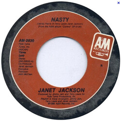 Janet Jackson Nasty USED VINYL 7INCH 45 RPM SINGLE STYRENE