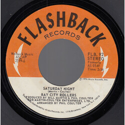 Bay City Rollers Saturday Night / Money Honey USED VINYL 7INCH 45 RPM SINGLE STYRENE STEREO