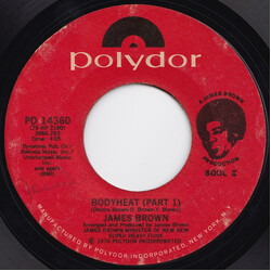 James Brown Bodyheat USED VINYL 7INCH 45 RPM SINGLE STYRENE