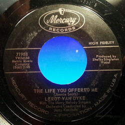 Leroy Van Dyke The Life You Offered Me USED VINYL 7INCH 45 RPM SINGLE STYRENE
