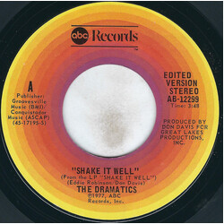 The Dramatics Shake It Well USED VINYL 7INCH 45 RPM SINGLE STYRENE
