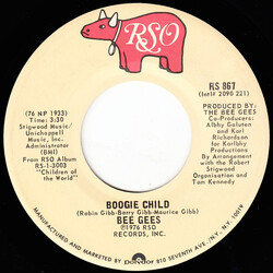 Bee Gees Boogie Child USED VINYL 7INCH 45 RPM SINGLE STYRENE