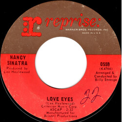 Nancy Sinatra Love Eyes USED VINYL 7INCH 45 RPM SINGLE STYRENE