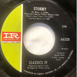 The Classics IV / Dennis Yost Stormy / 24 Hours Of Loneliness VINYL 7" USED