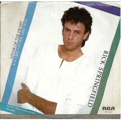 Rick Springfield Affair Of The Heart USED VINYL 7INCH 45 RPM SINGLE STYRENE