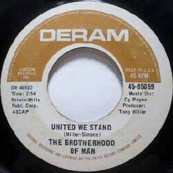 Brotherhood Of Man United We Stand USED VINYL 7INCH 45 RPM SINGLE STYRENE