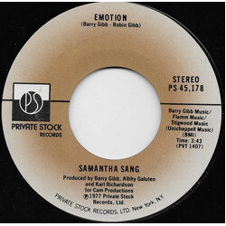 Samantha Sang Emotion USED VINYL 7INCH 45 RPM SINGLE STYRENE