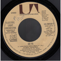 Electric Light Orchestra Do Ya USED VINYL 7INCH 45 RPM SINGLE STYRENE STEREO