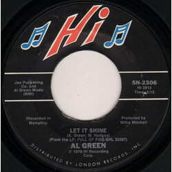 Al Green Let It Shine / There's No Way VINYL 7" USED