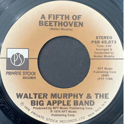 Walter Murphy & The Big Apple Band A Fifth Of Beethoven / California Strut VINYL 7" USED