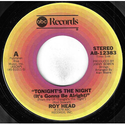 Roy Head Tonight's The Night USED VINYL 7INCH 45 RPM SINGLE STYRENE