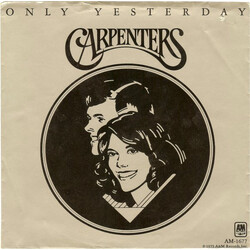 Carpenters Only Yesterday USED VINYL 7INCH 45 RPM SINGLE STYRENE
